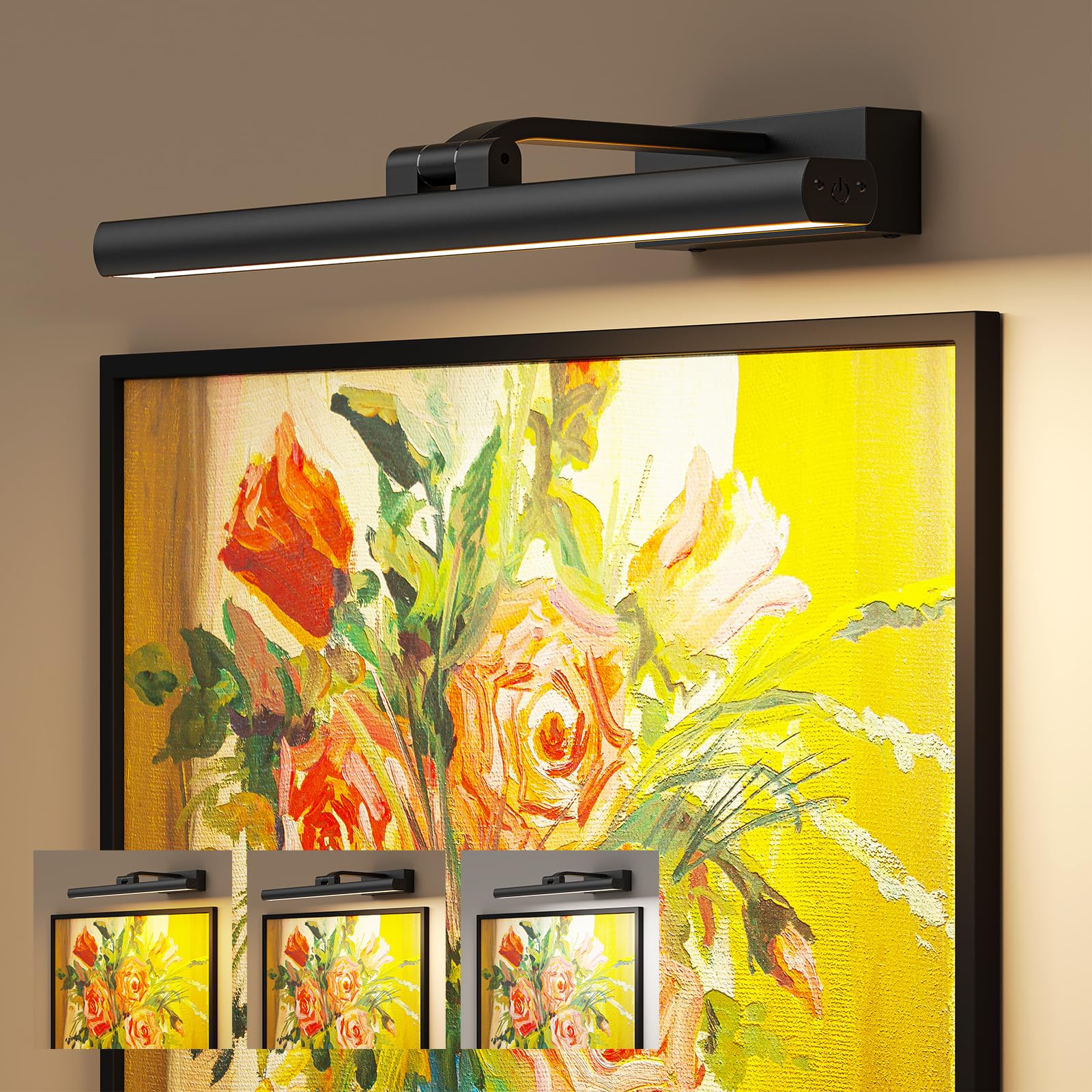 Amazon.com: Eclipterra Wireless Picture Lights for Wall, Battery